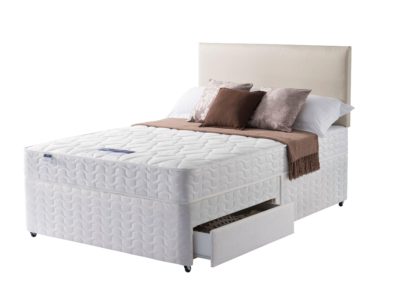 Silentnight - Miracoil Travis - Double - Divan Bed - 2 Drawer